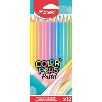 3154148320692 MAPED Color Peps Pastel Color creion set triunghiular 12 diferit pastel culoare 3154148320692 MAPED Color Peps Pastel Color creion set triunghiular 12 diferit pastel culoare