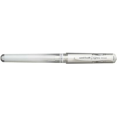 4902778588802 UNI UM-153 Signo Broad capac stilou de jeleu 0.6 mm alb 4902778588802 UNI UM-153 Signo Broad capac stilou de jeleu 0.6 mm alb