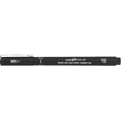 4902778915325 UNI PIN 0.3 mm marker de desen negru 4902778915325 UNI PIN 0.3 mm marker de desen negru