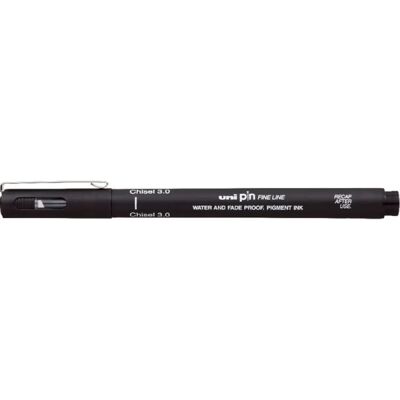 4902778270998 UNI PIN a tăia rasturnat 3 mm marker de desen negru 4902778270998 UNI PIN a tăia rasturnat 3 mm marker de desen negru
