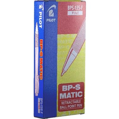 PILOT BP-S MATIC pix roșu 12 buc PILOT BP-S MATIC pix roșu 12 buc