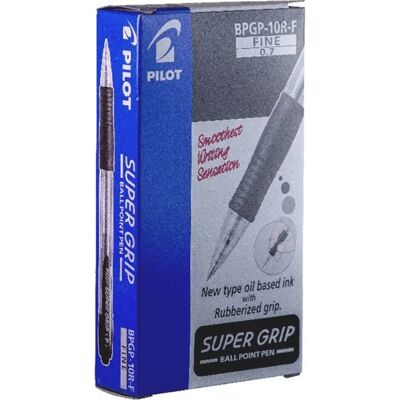 PILOT Super Grip pix negru 12 buc PILOT Super Grip pix negru 12 buc