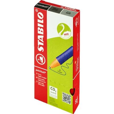 STABILO pointball Roșu Pix ecológico neutral în CO2 - 6 Culori STABILO pointball Roșu Pix ecológico neutral în CO2 - 6 Culori