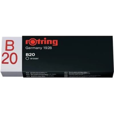 4006856551211 ROTRING Rapid B20 Cauciuc papírtokkal alb 4006856551211 ROTRING Rapid B20 Cauciuc papírtokkal alb