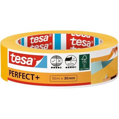 4063565090868 TESA Perfect+ Pictor- și banda camuflanta 30 mm x 50 m portocaliu 4063565090868 TESA Perfect+ Pictor- și banda camuflanta 30 mm x 50 m portocaliu