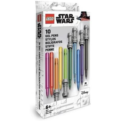 4895028531164 LEGO Star Wars Gel stilou set 0.7 mm fénykard 10 culoare 4895028531164 LEGO Star Wars Gel stilou set 0.7 mm fénykard 10 culoare