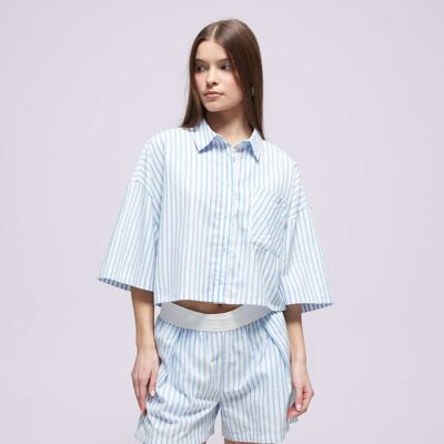 Nike Cămașă W Nsw Offln Wvn Ppln Strp Ss L Nike Cămașă W Nsw Offln Wvn Ppln Strp Ss L