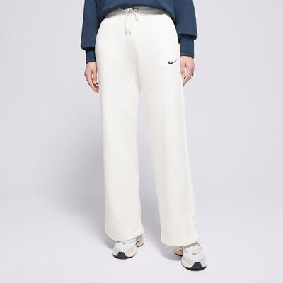 Pantaloni albi de trening cu fleece - Pantaloni de trening Pantaloni albi de trening cu fleece - Pantaloni de trening