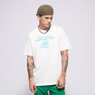 adidas JC8365 Tricou grafic alb - Tricou adidas JC8365 Tricou grafic alb - Tricou