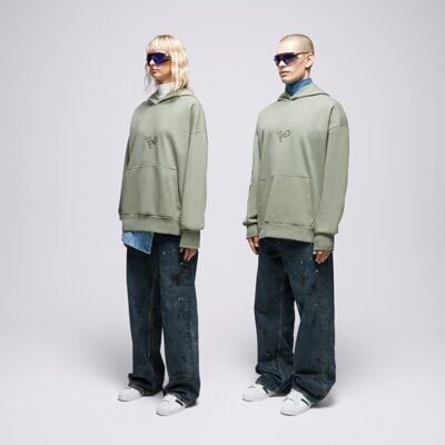 S.now Job Sizeer Hoodie “Pov” Olive L/XL;S/M S.now Job Sizeer Hoodie “Pov” Olive L/XL;S/M