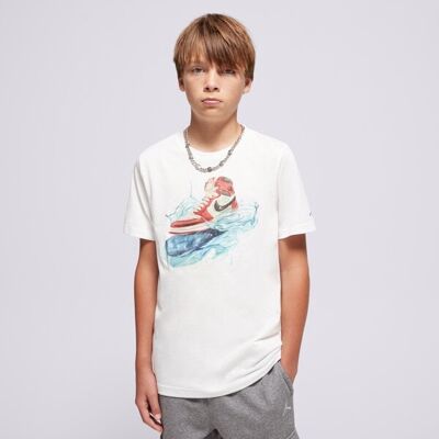 Jordan Model 95F043-001 Tricou Alb pentru Băieți Jordan Model 95F043-001 Tricou Alb pentru Băieți