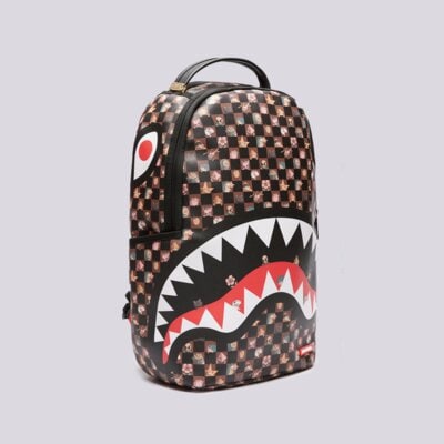 Sprayground Rucsac Peeking Character Check Backpack ONE SIZE Sprayground Rucsac Peeking Character Check Backpack ONE SIZE