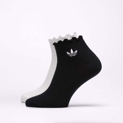 adidas Șosete Ruffle 1/4 S 2P 40-42 adidas Șosete Ruffle 1/4 S 2P 40-42