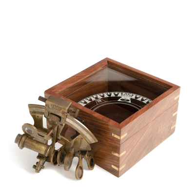 Authentic Models Sextant in cutie lemn Discovery Authentic Models Sextant in cutie lemn Discovery