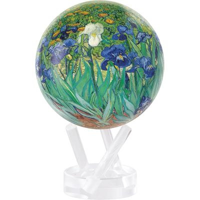 Glob solar rotativ Mova Irises by Van Gogh Glob solar rotativ Mova Irises by Van Gogh