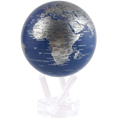 Glob pamantesc solar rotativ Mova Blue Silver Glob pamantesc solar rotativ Mova Blue Silver
