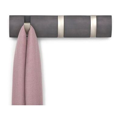 Cuier cu 3 carlige rabatabile Umbra Flip gri Cuier cu 3 carlige rabatabile Umbra Flip gri