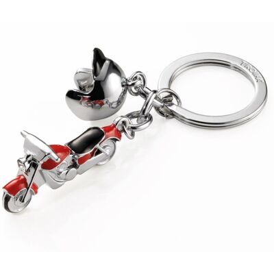 Breloc motocicleta Swarovski rosu Troika Breloc motocicleta Swarovski rosu Troika