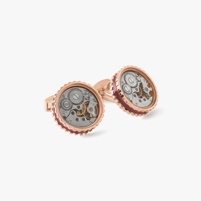 TATEOSSIAN Butoni Round Skeleton Gear RoseGold TATEOSSIAN Butoni Round Skeleton Gear RoseGold