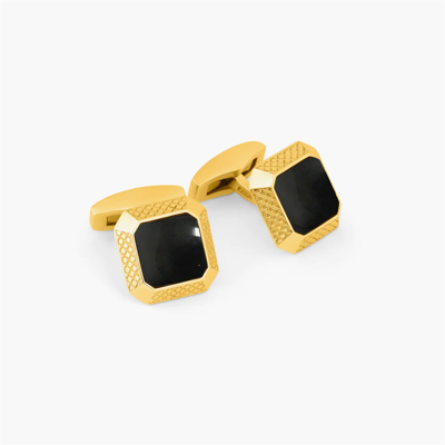 TATEOSSIAN Butoni argint 925 Signature Octo Gold TATEOSSIAN Butoni argint 925 Signature Octo Gold