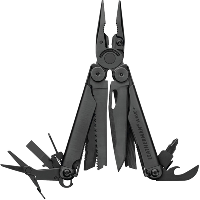 Patent multifunctional Leatherman Wave+ Black, 18 functii Patent multifunctional Leatherman Wave+ Black, 18 functii
