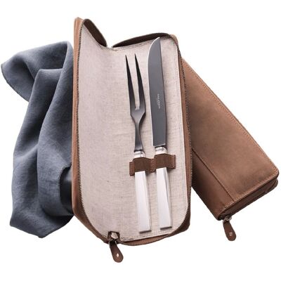 Set 2 tacamuri carne argint masiv Robbe & Berking Riva Set 2 tacamuri carne argint masiv Robbe & Berking Riva