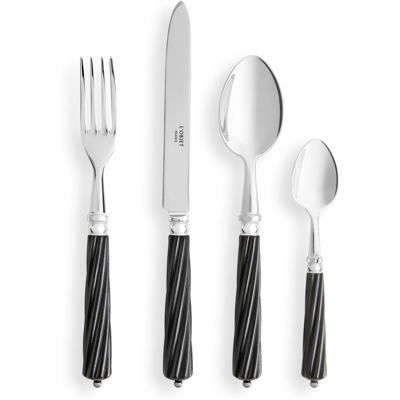 Set 4 tacamuri argintate L'Objet Montana Ebony Set 4 tacamuri argintate L'Objet Montana Ebony