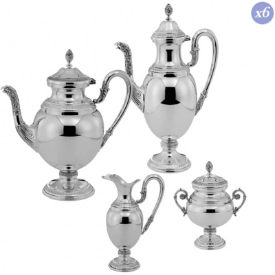 Zaramella Argenti Set ceai sau cafea argint masiv Impero Zaramella Argenti Set ceai sau cafea argint masiv Impero