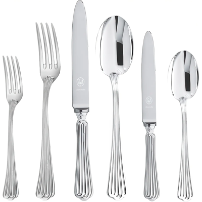 Zaramella Argenti Set tacamuri argint masiv Meridiani, 77 piese Zaramella Argenti Set tacamuri argint masiv Meridiani, 77 piese