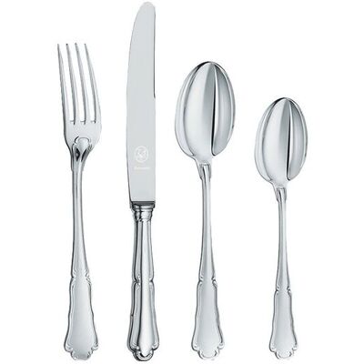 Zaramella Argenti Set tacamuri argint masiv Barocco, 24 piese Zaramella Argenti Set tacamuri argint masiv Barocco, 24 piese