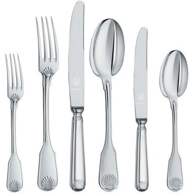 Zaramella Argenti Set tacamuri argint masiv Conchiglia, 77 piese Zaramella Argenti Set tacamuri argint masiv Conchiglia, 77 piese
