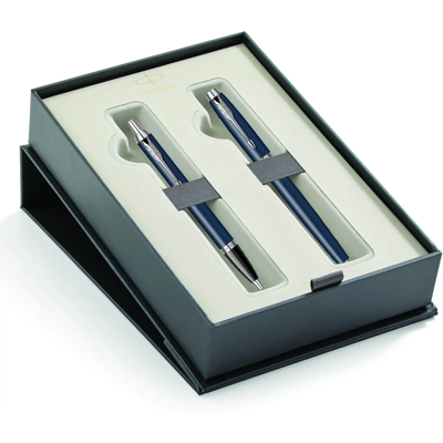 Set pix si roller Parker IM Royal Matte Blue Set pix si roller Parker IM Royal Matte Blue