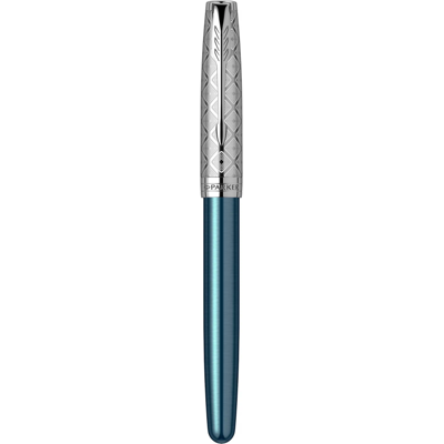 Stilou Parker Sonnet Royal Metal Blue penita aur masiv 18k Stilou Parker Sonnet Royal Metal Blue penita aur masiv 18k