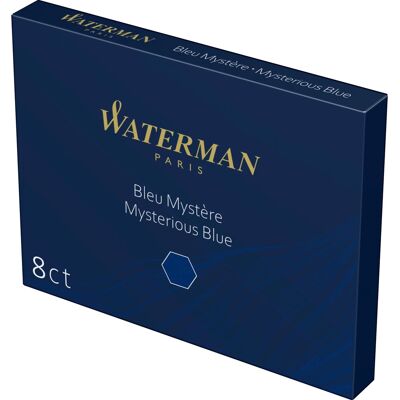 Set 8 rezerve cerneala Waterman L albastru Set 8 rezerve cerneala Waterman L albastru