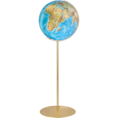 Columbus Glob de podea cu lumina Duo Regent Brass Acril Ø 40cm Columbus Glob de podea cu lumina Duo Regent Brass Acril Ø 40cm