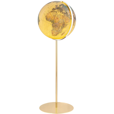 Columbus Glob de podea cu lumina ROYAL Regent Brass Ø 40cm Columbus Glob de podea cu lumina ROYAL Regent Brass Ø 40cm