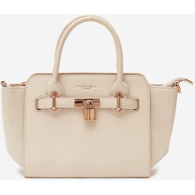 Flora&Co Geantă tip valiză din piele ecologică bej deschis Odelia universal Flora&Co Geantă tip valiză din piele ecologică bej deschis Odelia universal