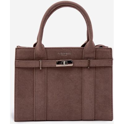 Flora&Co Geantă de tip cutie din imitatie de piele de căprioară Bej închis Noressa universal Flora&Co Geantă de tip cutie din imitatie de piele de căprioară Bej închis Noressa universal