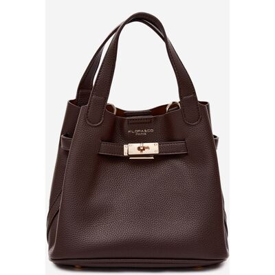 Flora&Co Geantă cutie cu trusă de machiaj din piele artificială Chocolate Crumble universal Flora&Co Geantă cutie cu trusă de machiaj din piele artificială Chocolate Crumble universal