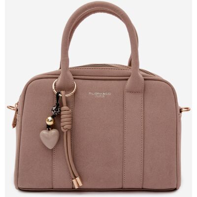 Flora&Co Geantă Tip Valiză Eco Velur cu Brățară de Chei Bej Sorielle universal Flora&Co Geantă Tip Valiză Eco Velur cu Brățară de Chei Bej Sorielle universal