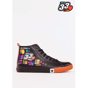 Big Star Shoes Adidaje cu zip-up pentru bărbați Black Big Star MM174012 44 Big Star Shoes Adidaje cu zip-up pentru bărbați Black Big Star MM174012 44