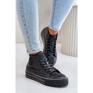Big Star Shoes Adidași călduroși pentru femei pe platformă OO274A471 negri 37 Big Star Shoes Adidași călduroși pentru femei pe platformă OO274A471 negri 37