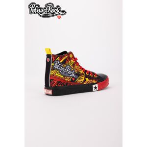 Big Star Shoes Adidași Pol'and'Rock Festival X Big Star SS174501 Negru-Roșu 36 Big Star Shoes Adidași Pol'and'Rock Festival X Big Star SS174501 Negru-Roșu 36