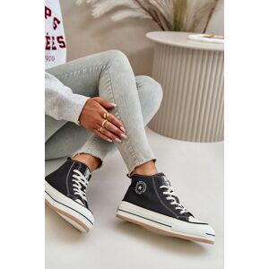 Big Star Shoes Adidași Încălziți Pentru Femei Pe Platformă Din Piele Ecologică Big Star OO274062 Negri 38 Big Star Shoes Adidași Încălziți Pentru Femei Pe Platformă Din Piele Ecologică Big Star OO274062 Negri 38