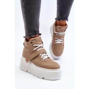 Zazoo 3450 Adidasi dama din piele Bej 38 Zazoo 3450 Adidasi dama din piele Bej 38