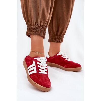 Adidași Încălțăminte Sport Suede Roșii Vinceza 79517 36 Adidași Încălțăminte Sport Suede Roșii Vinceza 79517 36