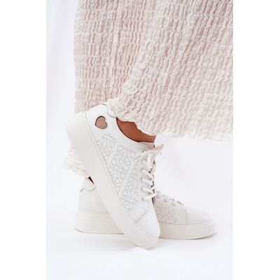 Adidași Din Piele Pentru Femei Pe Platformă Vinceza 88018 Albi 37 Adidași Din Piele Pentru Femei Pe Platformă Vinceza 88018 Albi 37