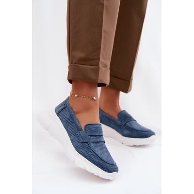 Mocasini Dama din Velur Natural pe Platforma Vinceza 79626 Bleumarin 40 Mocasini Dama din Velur Natural pe Platforma Vinceza 79626 Bleumarin 40
