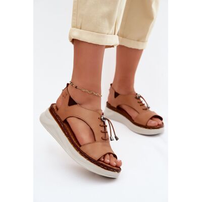 Sandale din Piele pentru Femei cu Platformă Maciejka I7646-29 Camel 39 Sandale din Piele pentru Femei cu Platformă Maciejka I7646-29 Camel 39