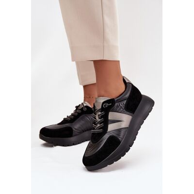 Adidași Dama Pe Platforma Vinceza 58561 Negru 36 Adidași Dama Pe Platforma Vinceza 58561 Negru 36
